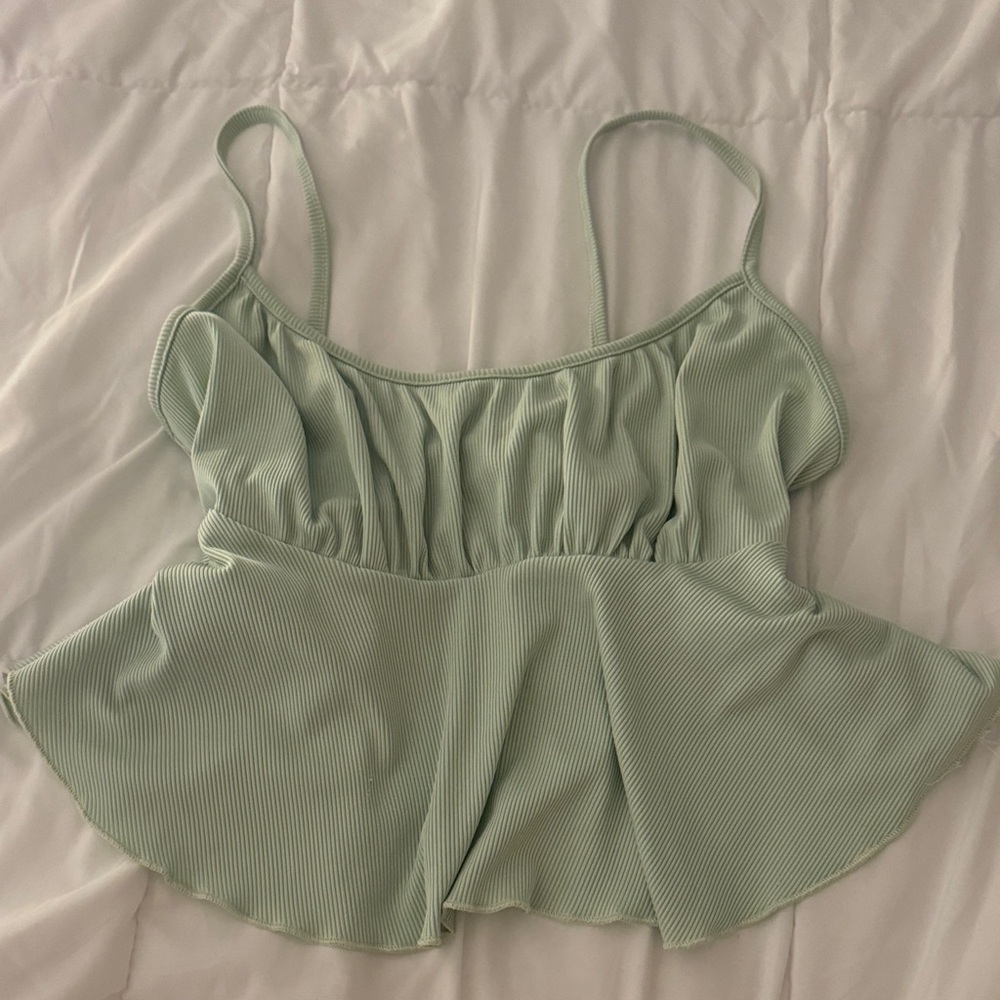 ROMWE Light Green Camisole Top